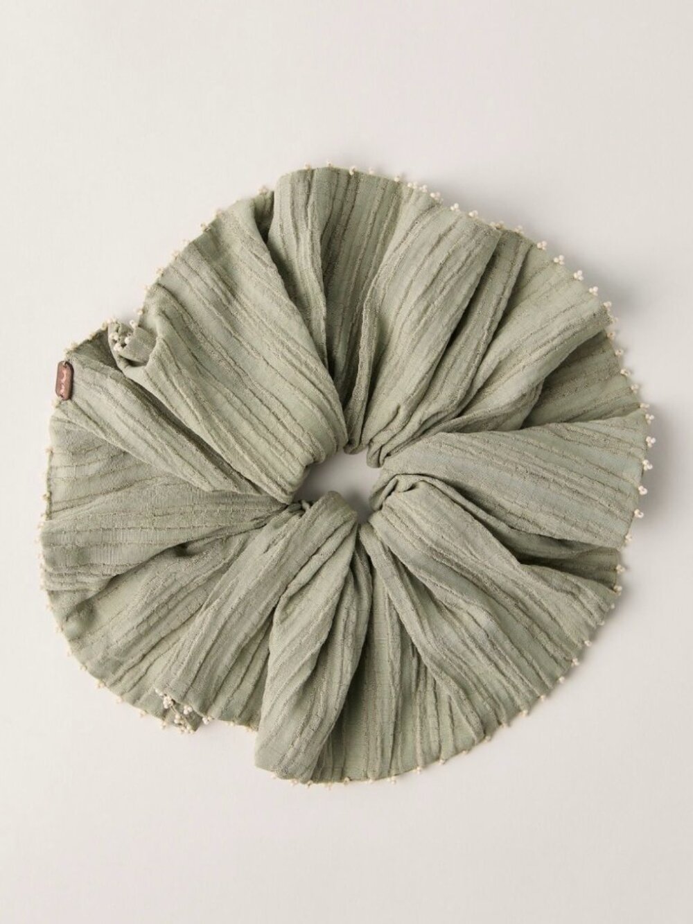 Calypso Beaded Trim Scrunchie